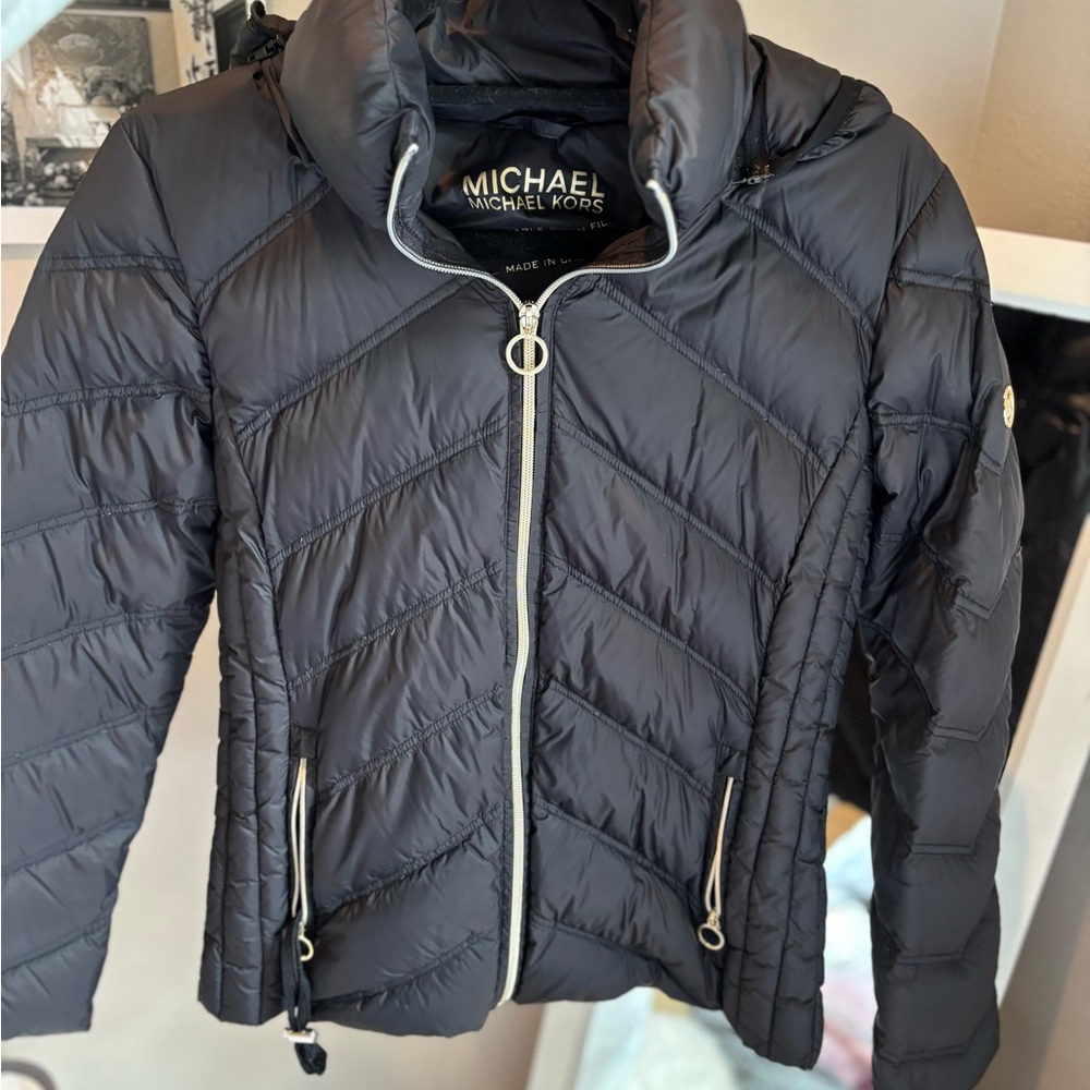 Michael Kors Women's Black Puffer Jacket